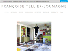 Tablet Screenshot of francoise-tellier-loumagne.com